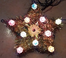 Guirlande Électrique Lumineuse Noël cimier etoile or