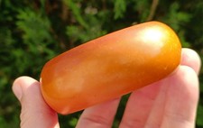 Bracelet bakélite orange