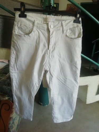 Pantacourt blanc taille - blanc, 36