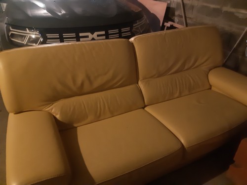 Canapé cuir convertible - canapé,