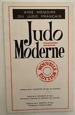 Judo moderne - Aide mémoire