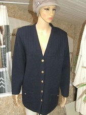 Superbe  pull / veste marine  PHILDAR   laine mélanger taille S  soit 38 / 40  