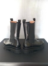 BOTTINES  NOIRES T 40 COMME NEUVES