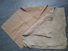 Coupon de toile kaki clair
