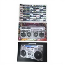 Vintage boombox poster - vintage,