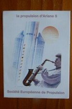 AUTOCOLLANT STICKER AUFKLEBER SEP PROPULSION SNECMA MOTEUR ARIANE 5 SAXOPHONE