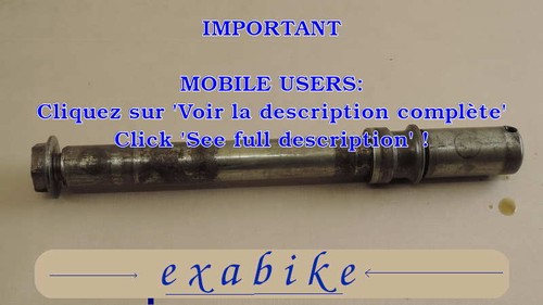 Axe roue avant pour honda - de,