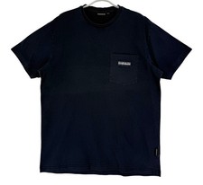 T-Shirt Napapijri Pour Hommes Lâche Col Rond À Manches Courtes Bleu Taille L