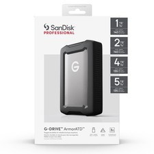Sandisk G-DRIVE ArmorATD 1To 2To 4To 5To 6To External Portable Hard Drive HDD 