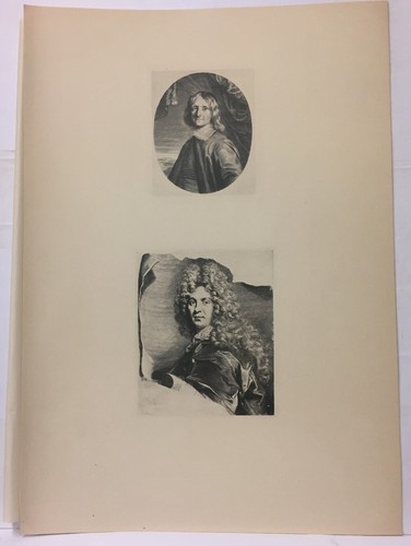 Gravure portrait de - -,