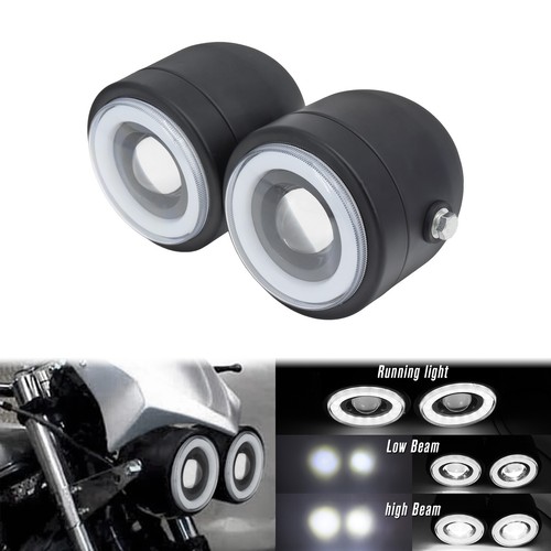 Moto frontale double phare - frontale,