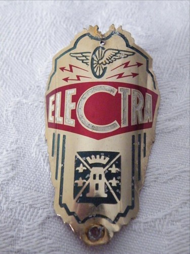 Rare plaque velo electra - de,
