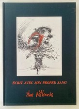 Ecrit avec son propre sang