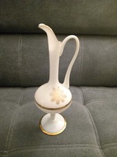 Vase Aiguière En Opaline Vintage