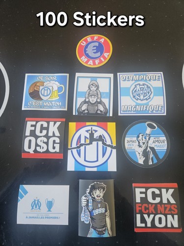 100 stickers olympique - 100,