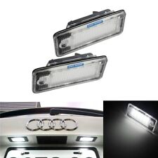 Feux LED Plaque Immatriculation pour Audi A3 A4 A6 A8 Q7 RS4 18 SMD Blanc 6000K
