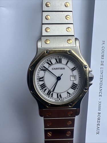 Montre cartier ronde à - ronde,