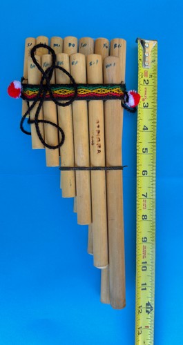 Peruvian bamboo pan flute - peruvian,