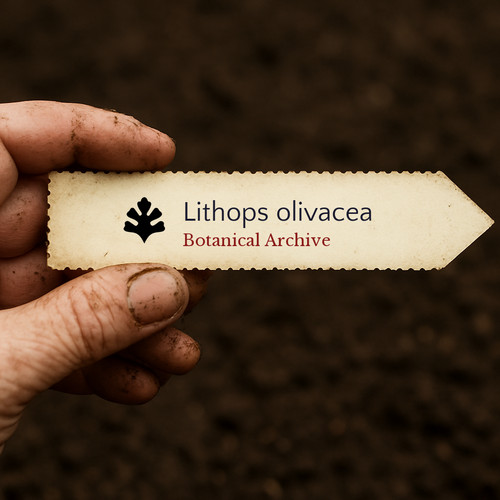Lithops olivacea seeds - olivacea,