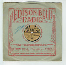 78T 20cm LES ECHOS DES BOIS D'AVRON Raymon DRAY Rallye EDISON BELL RADIO F 532