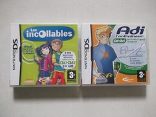  Lot de 2 jeux Nintendo DS complets : LES INCOLLABLES CM1-CM2 + ADI CM1-CM2