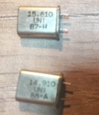 1 JEUX DE QUARTZ 14.910 et 15.810 MHZ  PRESIDENT JFK  SUPERSTAR 120  UNIDEN