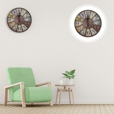  Montre Murale Salon Pendule Vintage Horloge Simple Horloges Suspendues