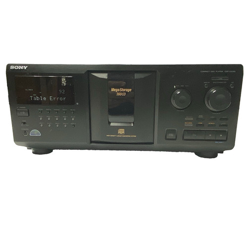 Sony cdp cx355 megastorage - sony, 300