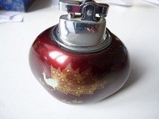 Briquet de table essence Bois laque Japon Tabac Objets du fumeur (24072)