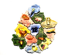 Série complète de fèves LA SARTHE PUZZLE MH MOULIN À HUILE * 196