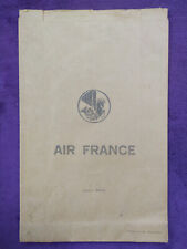 Air France : Rare sac à vomi de la Compagnie Air France datant des années 30