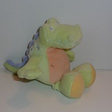 Doudou Crocodile Jollybaby - Bleu Vert