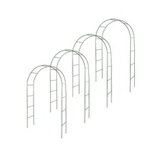 Lot de 4 arches de jardin