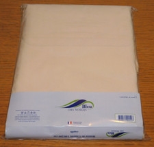 1x HOUSSE de COUETTE drap LIT bleu des vosges 140 x 200cm COTON France made