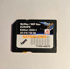 Carte SD Europe édition 2025-1 pour GPS Peugeot WipNav - Citroën MyWay RNEG