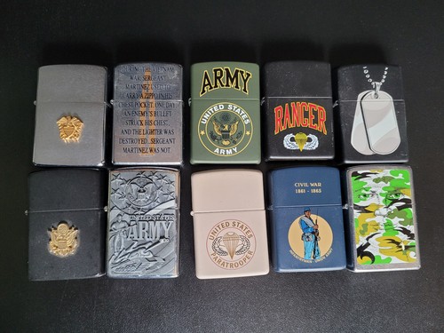 Lot zippo militaire - de,