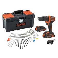 Tournevis Perceuse Black+Decker Avec 2 Batteries 18V 2 De 1,5 Ah BCD700C2TA