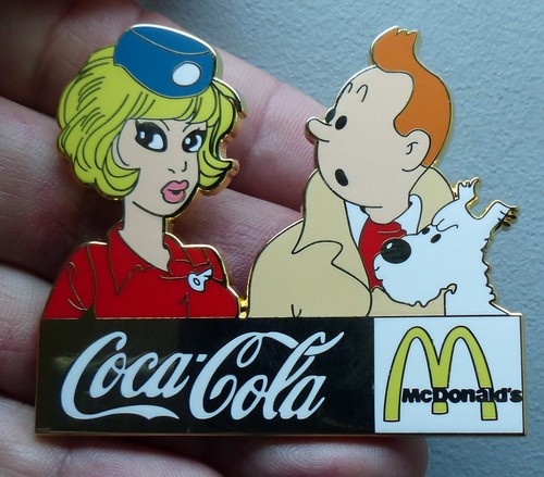Grand pins pin tintin milou - pins,
