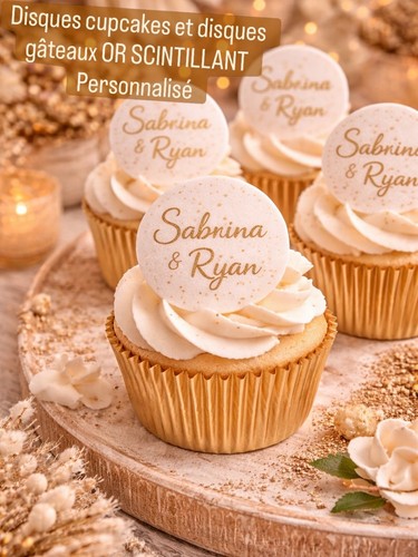Disques cupcakes