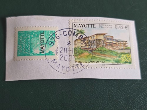 Timbre mayotte 114a - 114a, grande