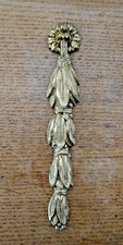 Guirlande Chute Ornement de Meuble en Bronze Doré Fleur et Laurier