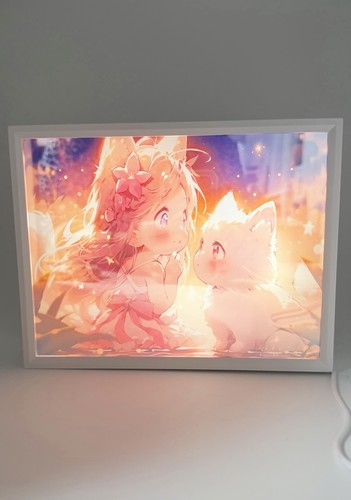 Cadre lumineux led - cadre, "art