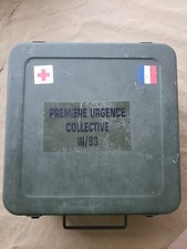 Boite 1er secours collective Armée Française 93 Opex Complète MILITAIRE Etanche