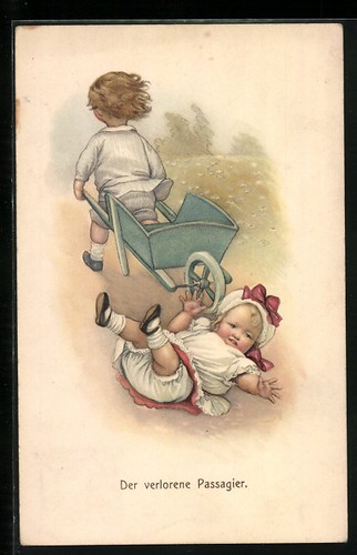 Carte postale artiste - d'artiste, m