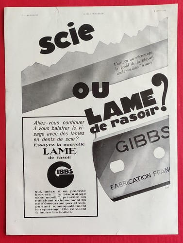 Publicité presse 1931 - presse:,