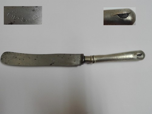 Couteau table avec poinçon - de,