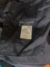 PANTALON noir homme ou femme à rayures très élégant taille 48