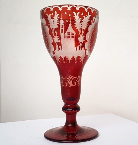 Vase verre teinté egermann - teinté,