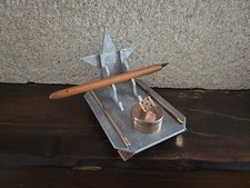 Ancien encrier porte plume ( peut-être Russe )