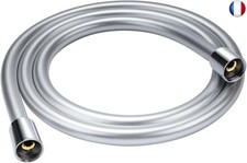 YEAUPE Flexible de douche 160 cm avec protection anti-torsion, tuyau de,